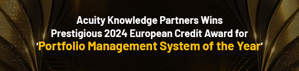 Acuity Knowledge Partners Wins Prestigious 2024 European Credit Award for ‘Portfolio Management System of the Year’